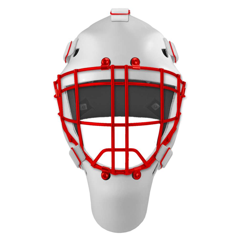 cage at front of football helmet Pro Spec D1 Goalie Mask Cheater CageDET 1 – defender goalie masks