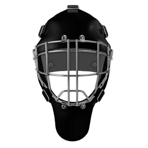 Pro Spec D1 Goalie Mask <br>Cheater Cage<br>BLK/CHR