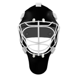 Pro Spec D1 Goalie Mask <br>Cat Eye Cage<br>BLK/WHT