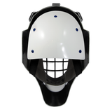 Pro Spec D1 Goalie Mask <br>Approved Grid Cage<br>WHT/BLK